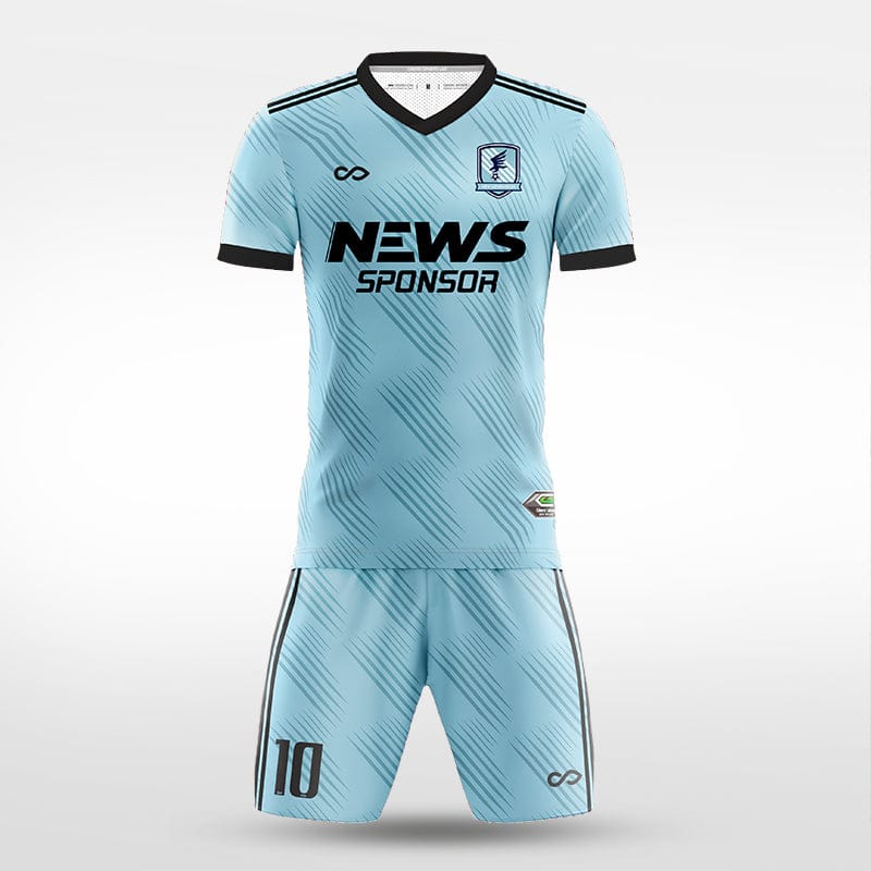 XTeamwear Soccer Uniforms blue / S Wind Mark - Custom Soccer Jerseys Kit Sublimated for Team - WS204GCFH3