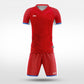 XTeamwear Soccer Uniforms Cloud Wolf Shadowplay - Custom Soccer Jerseys Kit Sublimated for Team - WS204GCYLLY3