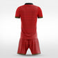 XTeamwear Soccer Uniforms Crimson Halberd - Custom Soccer Jerseys Kit Sublimated for Team - WS204GCCJ3