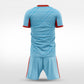 XTeamwear Soccer Uniforms Edge - Custom Soccer Jerseys Kit Sublimated for Team - WS204GCRJ3