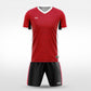 XTeamwear Soccer Uniforms Flashing Line - Custom Soccer Jerseys Kit Sublimated for Team - WS204GCSSX3