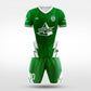 XTeamwear Soccer Uniforms green / S Wheatfield - Custom Soccer Jerseys Kit Sublimated for Team - WS204GCYM3