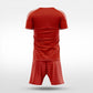 XTeamwear Soccer Uniforms Horizontal Ripple - Custom Soccer Jerseys Kit Sublimated for Team - WS204GCHY3