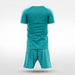 XTeamwear Soccer Uniforms Horizontal Ripple - Custom Soccer Jerseys Kit Sublimated for Team - WS204GCHY3