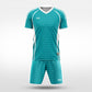XTeamwear Soccer Uniforms Horizontal Ripple - Custom Soccer Jerseys Kit Sublimated for Team - WS204GCHY3
