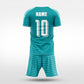 XTeamwear Soccer Uniforms Horizontal Ripple - Custom Soccer Jerseys Kit Sublimated for Team - WS204GCHY3