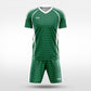XTeamwear Soccer Uniforms Horizontal Ripple - Custom Soccer Jerseys Kit Sublimated for Team - WS204GCHY3