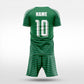 XTeamwear Soccer Uniforms Horizontal Ripple - Custom Soccer Jerseys Kit Sublimated for Team - WS204GCHY3