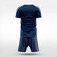 XTeamwear Soccer Uniforms Horizontal Ripple - Custom Soccer Jerseys Kit Sublimated for Team - WS204GCHY3