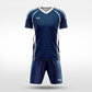 XTeamwear Soccer Uniforms Horizontal Ripple - Custom Soccer Jerseys Kit Sublimated for Team - WS204GCHY3