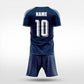 XTeamwear Soccer Uniforms Horizontal Ripple - Custom Soccer Jerseys Kit Sublimated for Team - WS204GCHY3