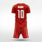 XTeamwear Soccer Uniforms Horizontal Ripple - Custom Soccer Jerseys Kit Sublimated for Team - WS204GCHY3