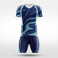 XTeamwear Soccer Uniforms Iridescent Edge - Custom Soccer Jerseys Kit Sublimated for Team - WS204GCHCFX3