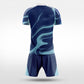 XTeamwear Soccer Uniforms Iridescent Edge - Custom Soccer Jerseys Kit Sublimated for Team - WS204GCHCFX3