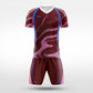 XTeamwear Soccer Uniforms Iridescent Edge - Custom Soccer Jerseys Kit Sublimated for Team - WS204GCHCFX3
