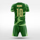 XTeamwear Soccer Uniforms Iridescent Edge - Custom Soccer Jerseys Kit Sublimated for Team - WS204GCHCFX3