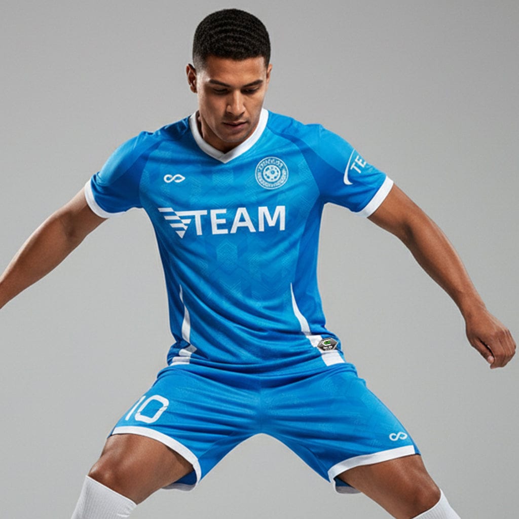 XTeamwear Soccer Uniforms Layered Peaks - Custom Soccer Jerseys Kit Sublimated for Team - WS204GCCL3