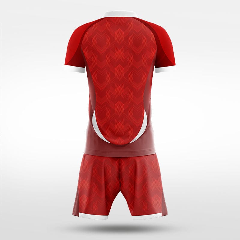 XTeamwear Soccer Uniforms Layered Peaks - Custom Soccer Jerseys Kit Sublimated for Team - WS204GCCL3