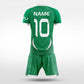 XTeamwear Soccer Uniforms Layered Peaks - Custom Soccer Jerseys Kit Sublimated for Team - WS204GCCL3