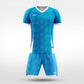XTeamwear Soccer Uniforms Layered Peaks - Custom Soccer Jerseys Kit Sublimated for Team - WS204GCCL3