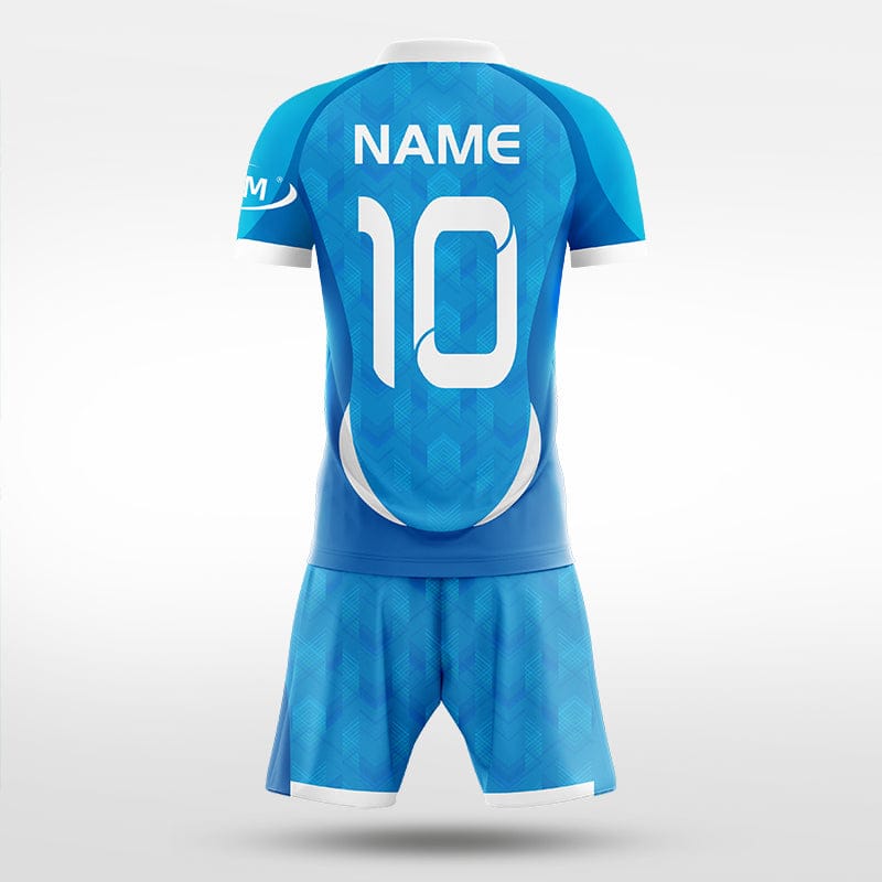 XTeamwear Soccer Uniforms Layered Peaks - Custom Soccer Jerseys Kit Sublimated for Team - WS204GCCL3