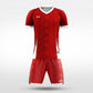 XTeamwear Soccer Uniforms Layered Peaks - Custom Soccer Jerseys Kit Sublimated for Team - WS204GCCL3