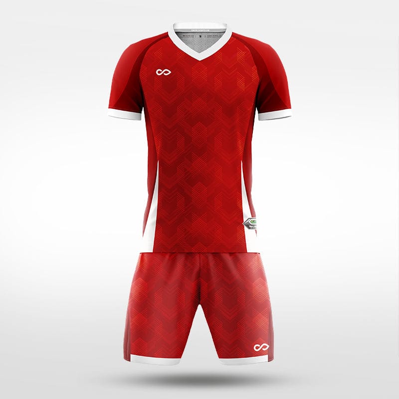 XTeamwear Soccer Uniforms Layered Peaks - Custom Soccer Jerseys Kit Sublimated for Team - WS204GCCL3
