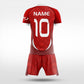XTeamwear Soccer Uniforms Layered Peaks - Custom Soccer Jerseys Kit Sublimated for Team - WS204GCCL3
