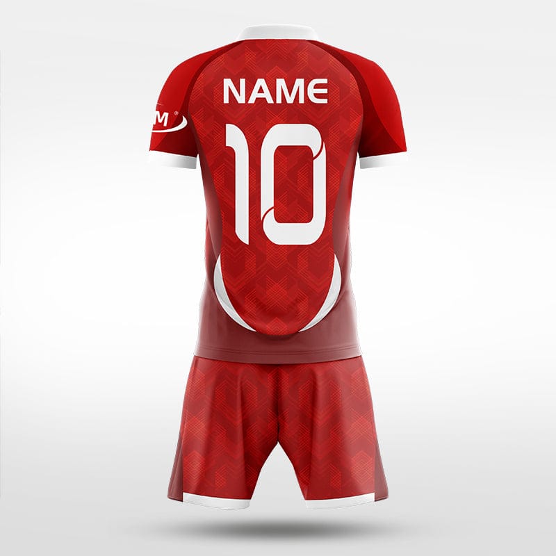 XTeamwear Soccer Uniforms Layered Peaks - Custom Soccer Jerseys Kit Sublimated for Team - WS204GCCL3