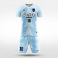 XTeamwear Soccer Uniforms light blue / S Mosaic - Custom Soccer Jerseys Kit Sublimated for Team - WS204GCMSK3