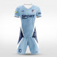 XTeamwear Soccer Uniforms light blue / S Radiant Armor - Custom Soccer Jerseys Kit Sublimated for Team - WS204GCMGZJ3