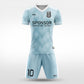XTeamwear Soccer Uniforms Light blue / S siege - Custom Soccer Jerseys Kit Sublimated for Team - WS204GCWC3