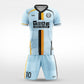 XTeamwear Soccer Uniforms light blue / S Skyward - Custom Soccer Jerseys Kit Sublimated for Team -WS204GCTT3