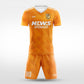 XTeamwear Soccer Uniforms orange / S Wind Mark - Custom Soccer Jerseys Kit Sublimated for Team - WS204GCFH3