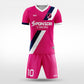 XTeamwear Soccer Uniforms pink / S Shadow Blade- Custom Soccer Jerseys Kit Sublimated for Team - WS201GYNJ3
