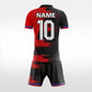 XTeamwear Soccer Uniforms Race Track - Custom Soccer Jerseys Kit Sublimated for Team - WS204GCSD3