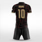 XTeamwear Soccer Uniforms Raging Bolt - Custom Soccer Jerseys Kit Sublimated for Team - WS204GCKB3