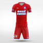 XTeamwear Soccer Uniforms red / S Cloud Wolf Shadowplay - Custom Soccer Jerseys Kit Sublimated for Team - WS204GCYLLY3