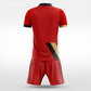 XTeamwear Soccer Uniforms Shadow Blade- Custom Soccer Jerseys Kit Sublimated for Team - WS201GYNJ3