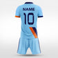 XTeamwear Soccer Uniforms Shadow Blade- Custom Soccer Jerseys Kit Sublimated for Team - WS201GYNJ3