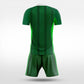 XTeamwear Soccer Uniforms Split Jade - Custom Soccer Jerseys Kit Sublimated for Team - WS204GCLC3