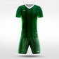 XTeamwear Soccer Uniforms Split Jade - Custom Soccer Jerseys Kit Sublimated for Team - WS204GCLC3