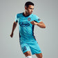 XTeamwear Soccer Uniforms Split Jade - Custom Soccer Jerseys Kit Sublimated for Team - WS204GCLC3