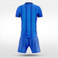 XTeamwear Soccer Uniforms Split Jade - Custom Soccer Jerseys Kit Sublimated for Team - WS204GCLC3