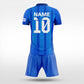 XTeamwear Soccer Uniforms Split Jade - Custom Soccer Jerseys Kit Sublimated for Team - WS204GCLC3