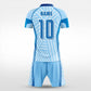 XTeamwear Soccer Uniforms Through the clouds - Custom Soccer Jerseys Kit Sublimated for Team - WS204GCCY3