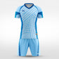 XTeamwear Soccer Uniforms Through the clouds - Custom Soccer Jerseys Kit Sublimated for Team - WS204GCCY3