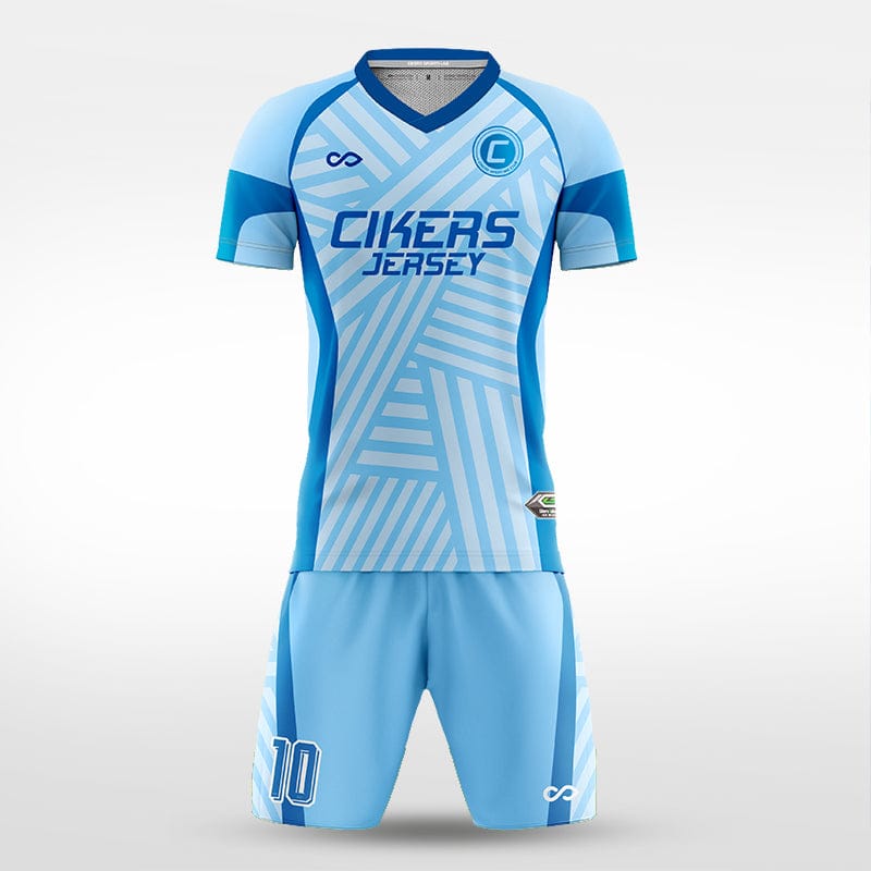 XTeamwear Soccer Uniforms Through the clouds - Custom Soccer Jerseys Kit Sublimated for Team - WS204GCCY3