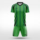 XTeamwear Soccer Uniforms Vertical Ridge - Custom Soccer Jerseys Kit Sublimated for Team - WS204GCZL3