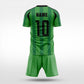 XTeamwear Soccer Uniforms Vertical Ridge - Custom Soccer Jerseys Kit Sublimated for Team - WS204GCZL3